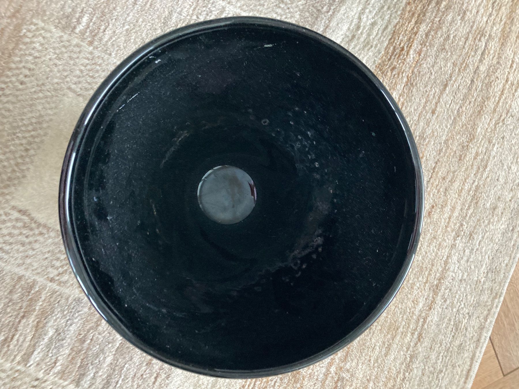 Blumentöpfe: Cachepot, schwarzes Glas – Gebraucht aus Meggen von tulipe21 3