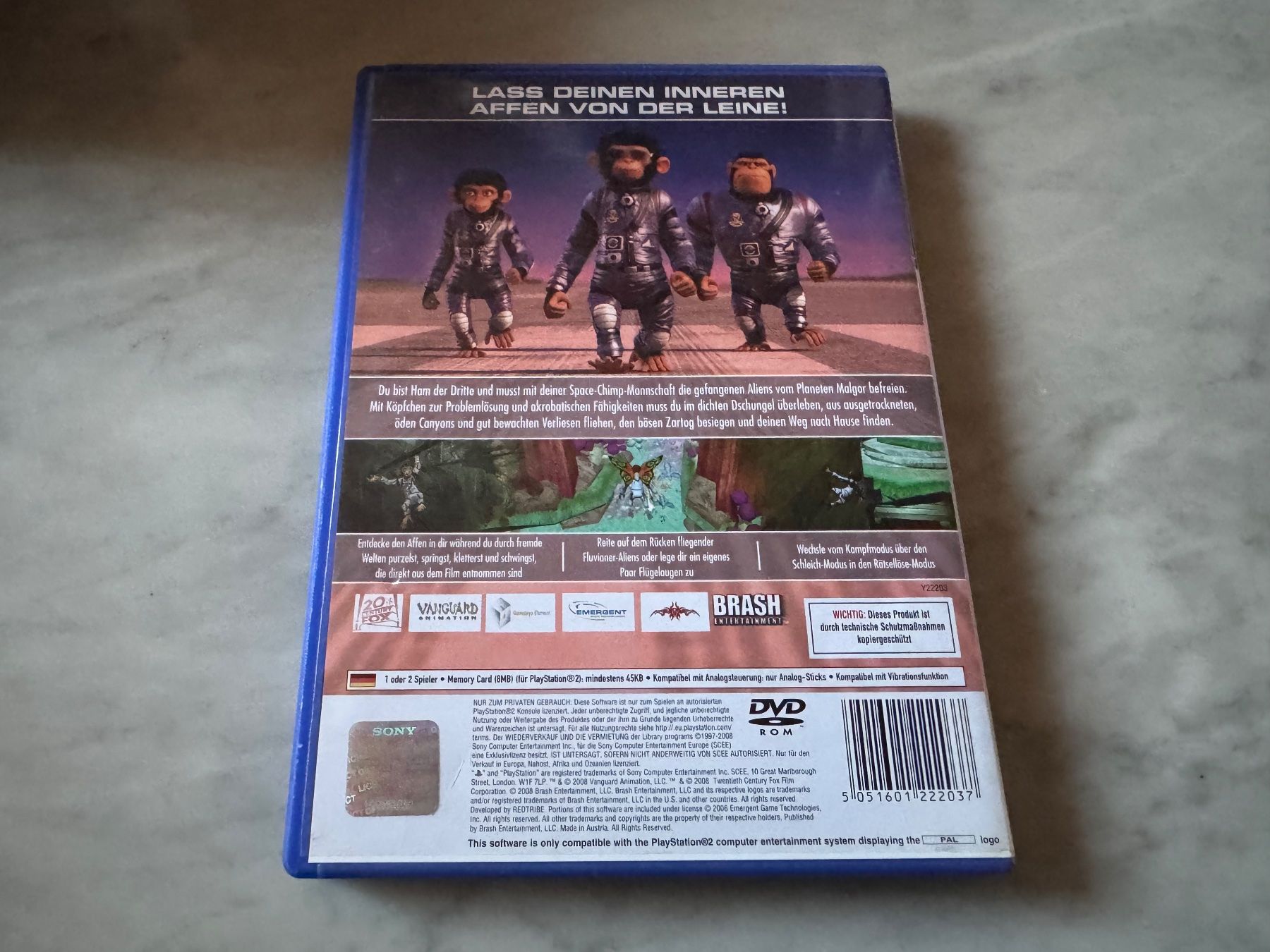 Sony Spiele: SPACE CHIMPS SPIEL FÜR PS2 – Gebraucht aus hägendorf von twilightprincess 2