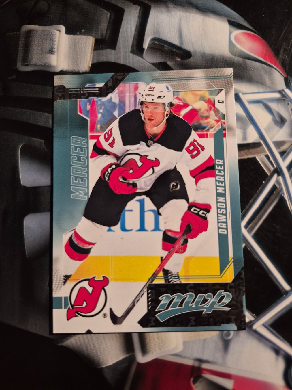 NHL Sammelbilder & Trading cards: NHL Dawson Mercer New Jersey Devils – Gebraucht aus Treiten von Sauber73