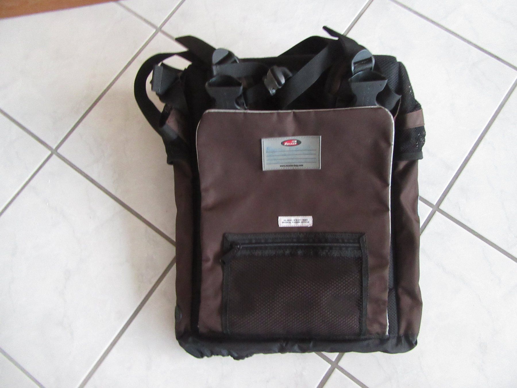 Racoon Kindertaschen: Kult Schulrucksack Racoon Braun/Blau – Gebraucht aus Mels von Sandylein 1
