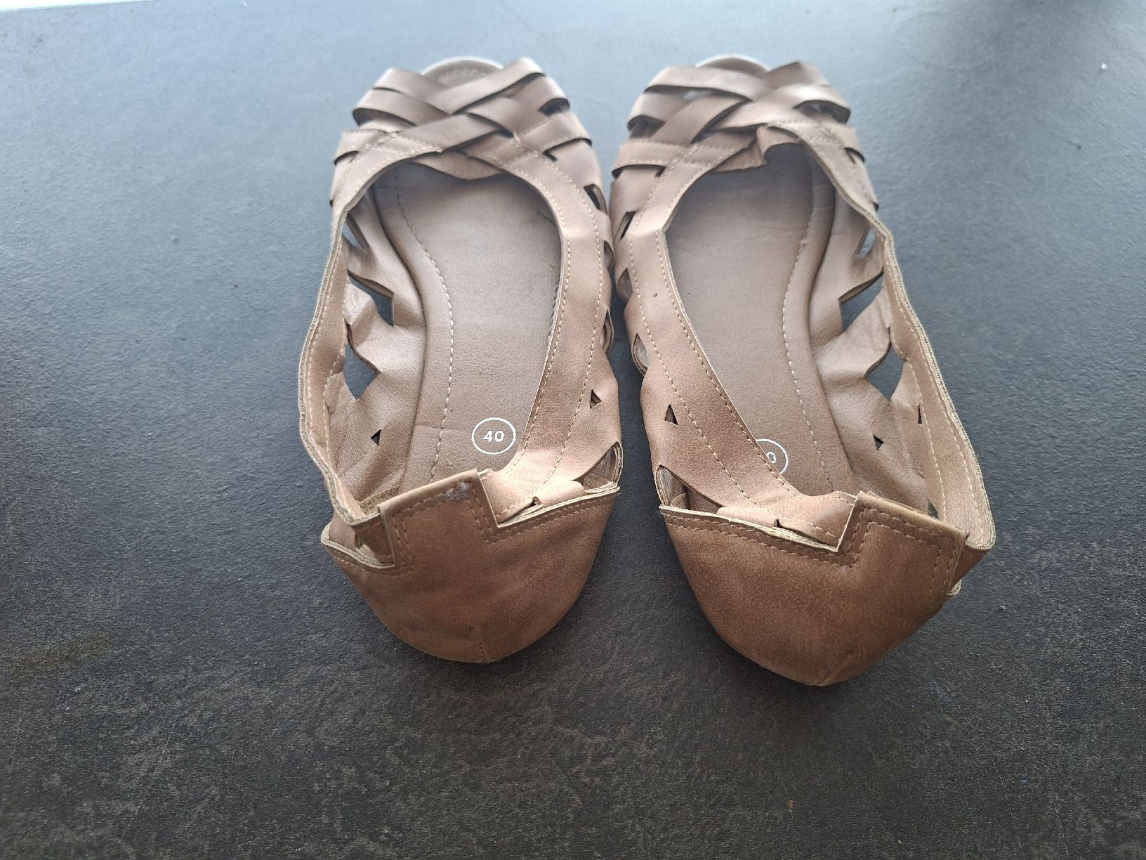 Scarpe da donna: Peeptoes Ballerinas Sandalen – Usato da Baden venduto da rocket85 3