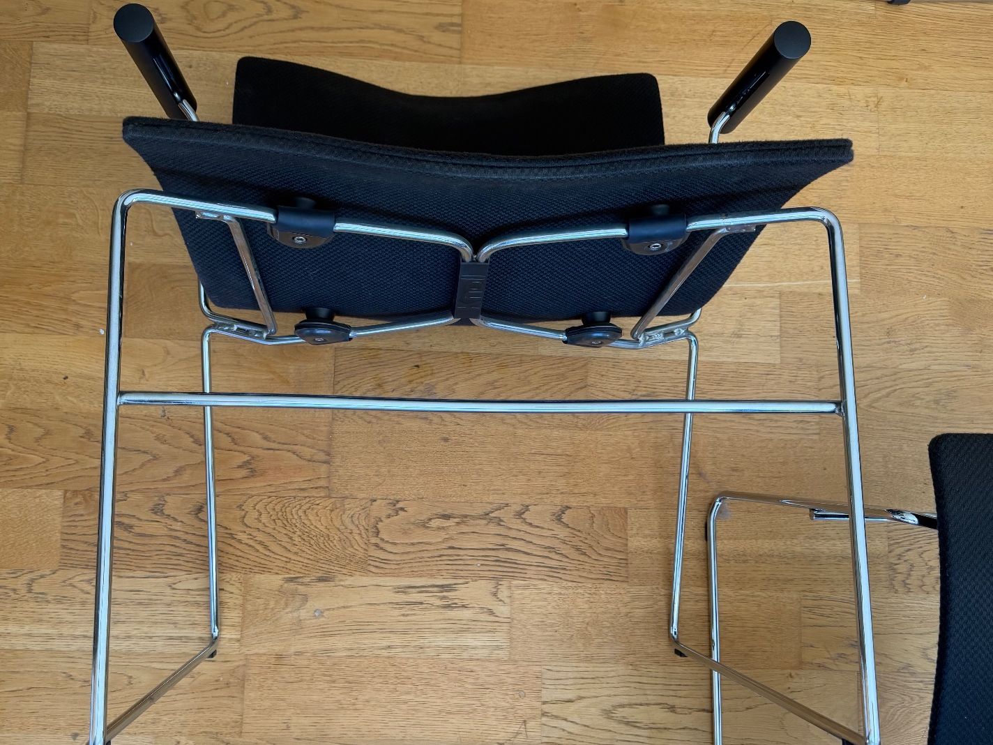 Knoll Stühle: Set 2 Stühle Knoll Stuhl mit gewebtem dicken Stoff – Gebraucht aus Nussbaumen AG von normajeanbaker 5