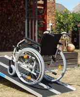Rollstuhlrampe 184cm  Rollstuhlrampe Schwellenrampe