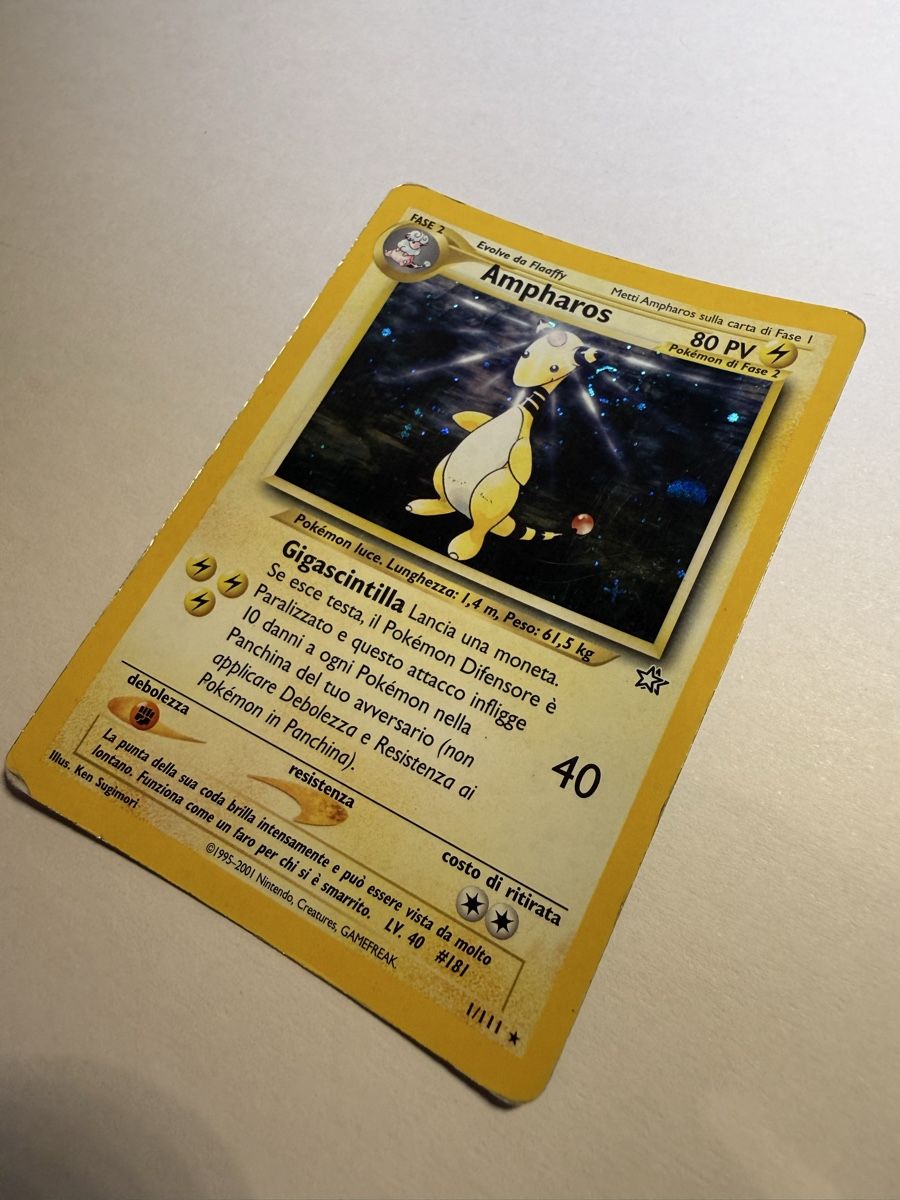 Pokémon Carte collezionabili: Pokemon Ampharos 1/111 Holo Rare – Usato da Lugano venduto da ktm_7jr7 2