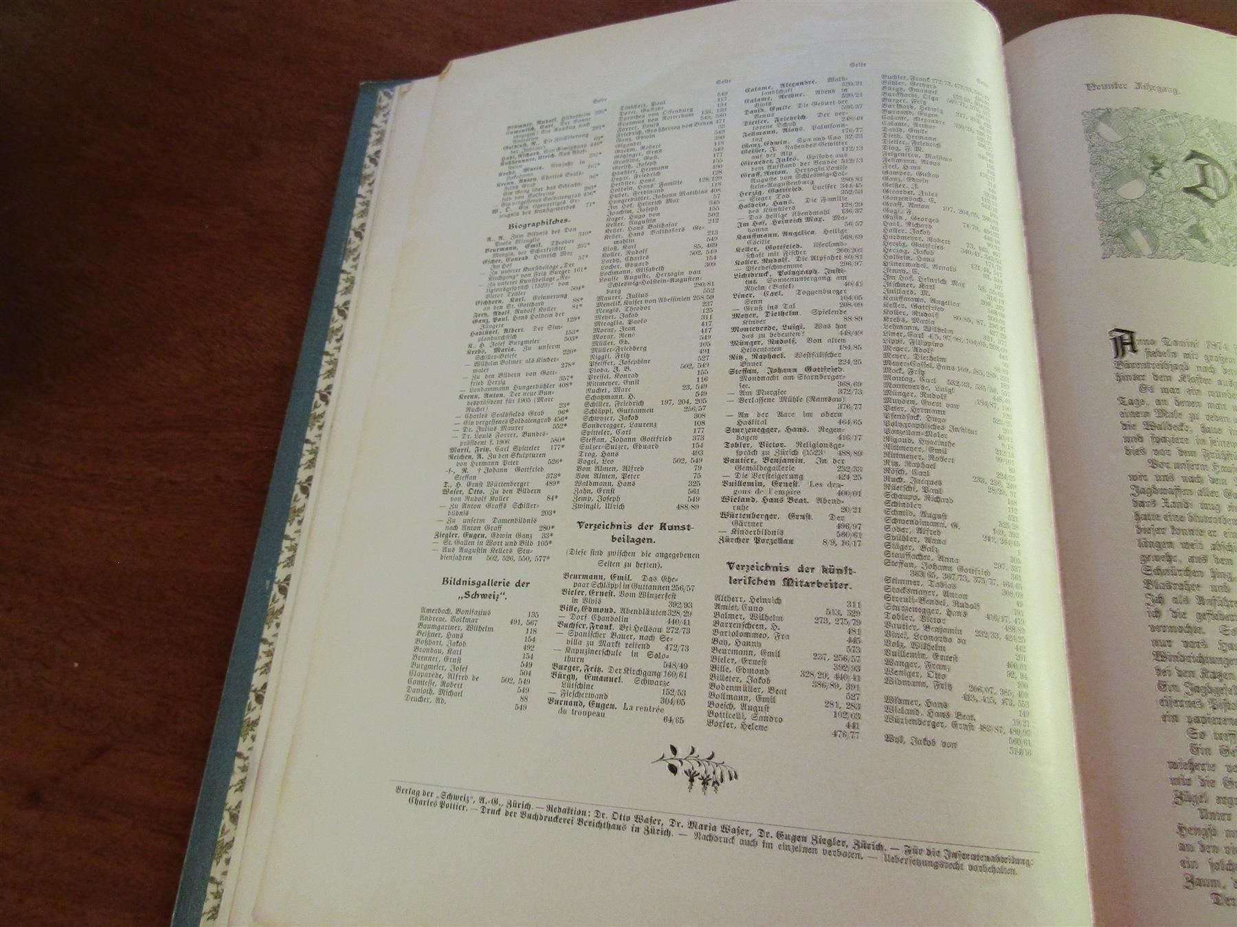 Libri: Antik: Schweizer Illustrierte Zeitschrift 1905 – Usato da Herzogenbuchsee venduto da Winigo 3
