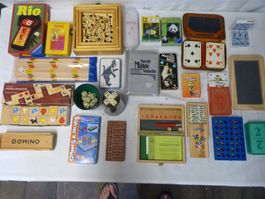 Spiele- Tischspiele. Jassen. Domino, Reise, Geschicklichkeit