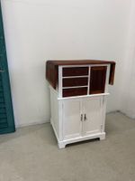 Hochkommode Nussbaum vintage weiss restaur. Unikat börnie's