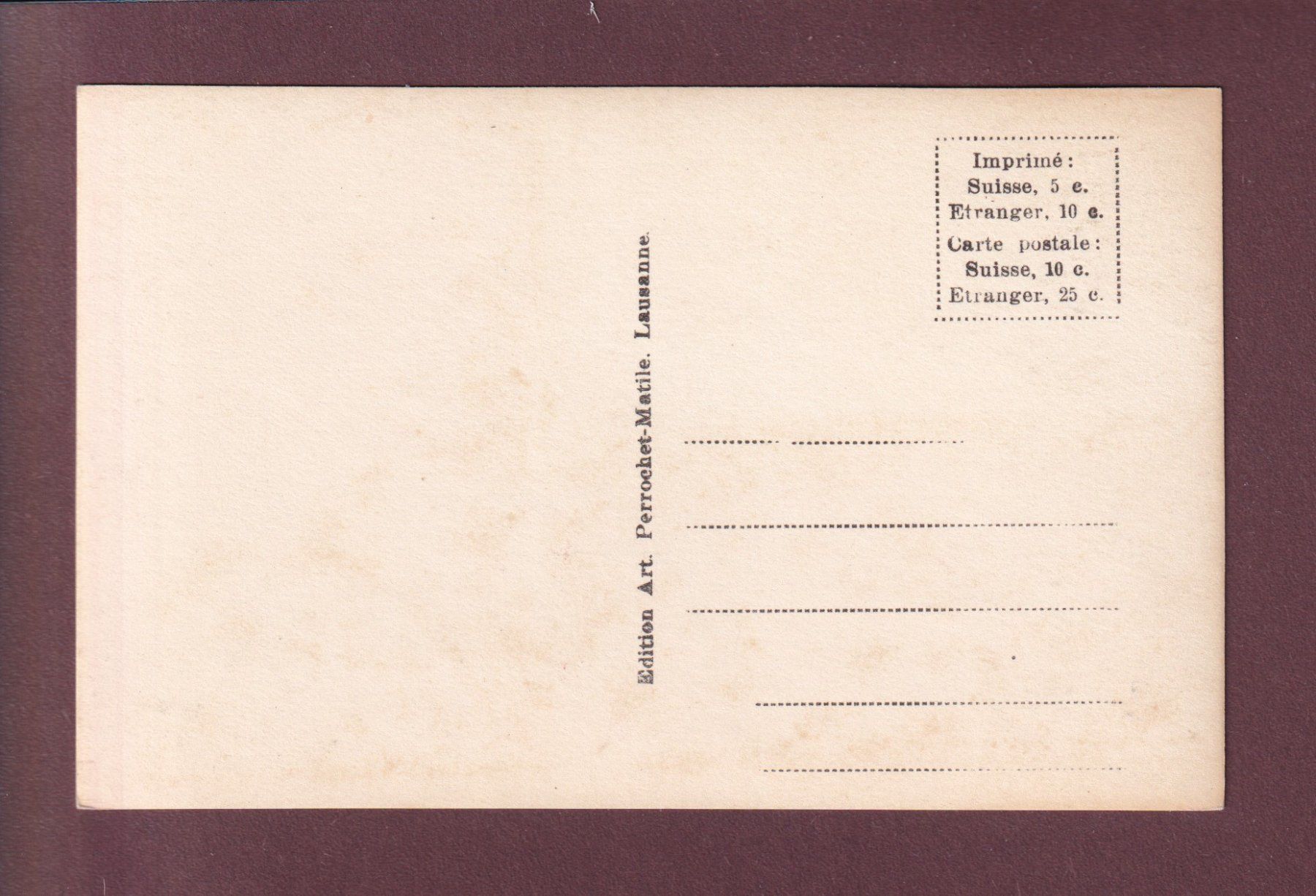 Cartoline postali: LAUSANNE - Temple de St. François – Usato da Pully venduto da nicecards 1