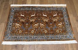 SEIDENTEPPICH 155*93 - Orientteppich *gratis Versand