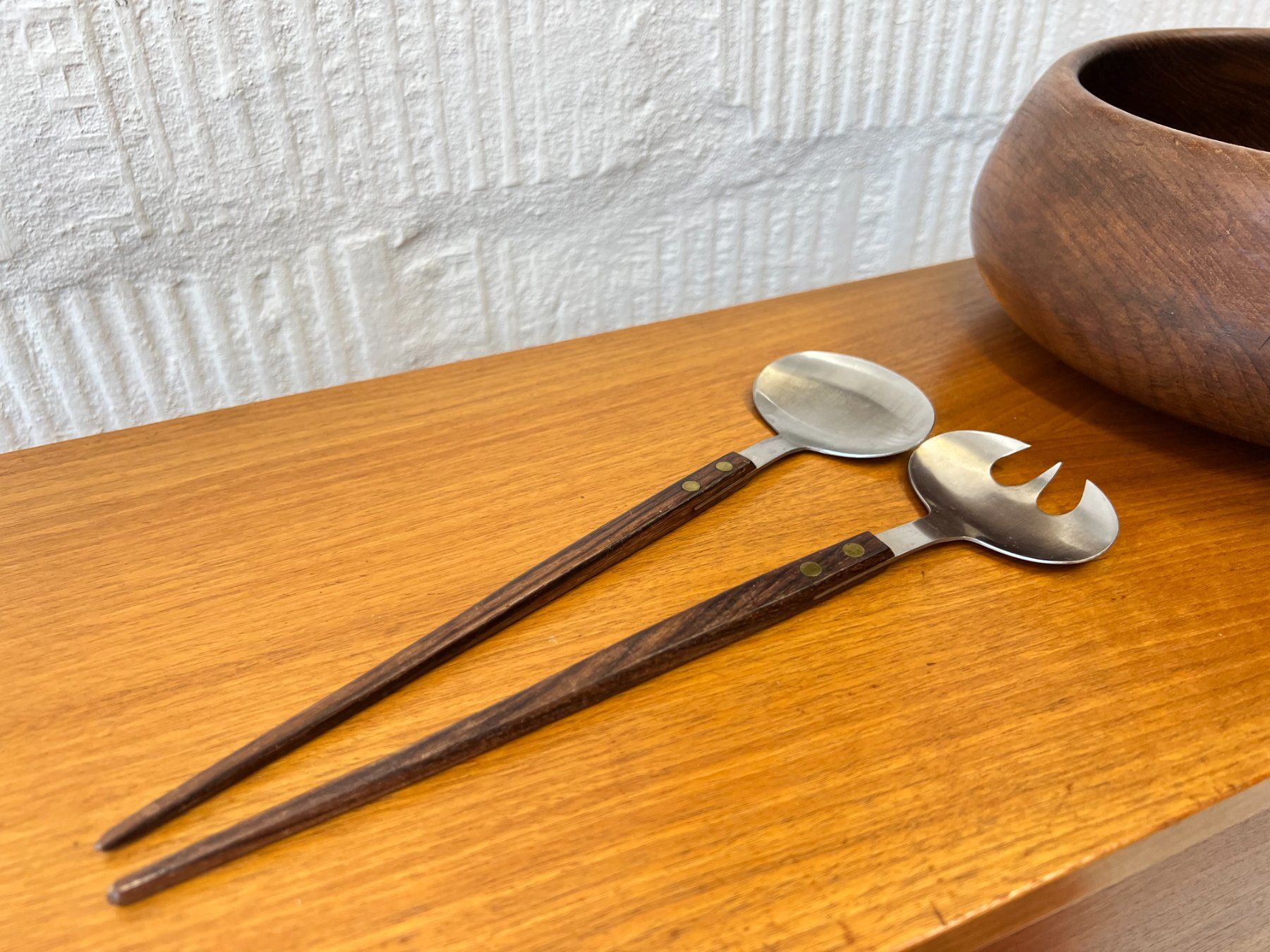 Set di posate: Vintage, 60er Salatabesteck – Usato da Walzenhausen venduto da stilvollwohnen 1