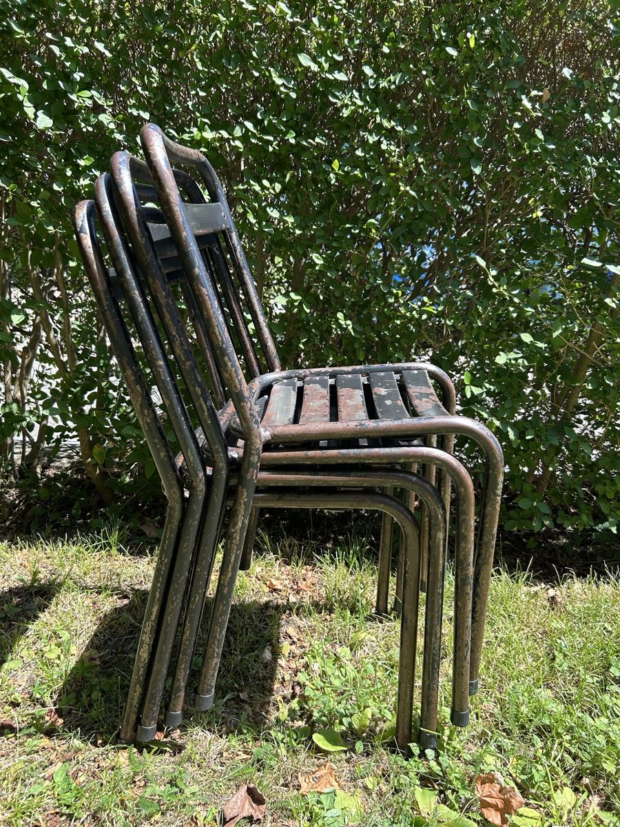 Sedie: 4 Tolix Gartenstühle – Usato da Zürich venduto da ann_9fv5 1