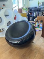 Egg Pod Chair Style Eero Aarnio Schwarz