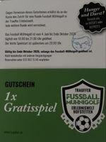 4 Tickets Trauffer Fussball MUHnigolf