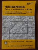 Wanderkarte Nufenenpass (Goms - Val Bedretto - Robiei)