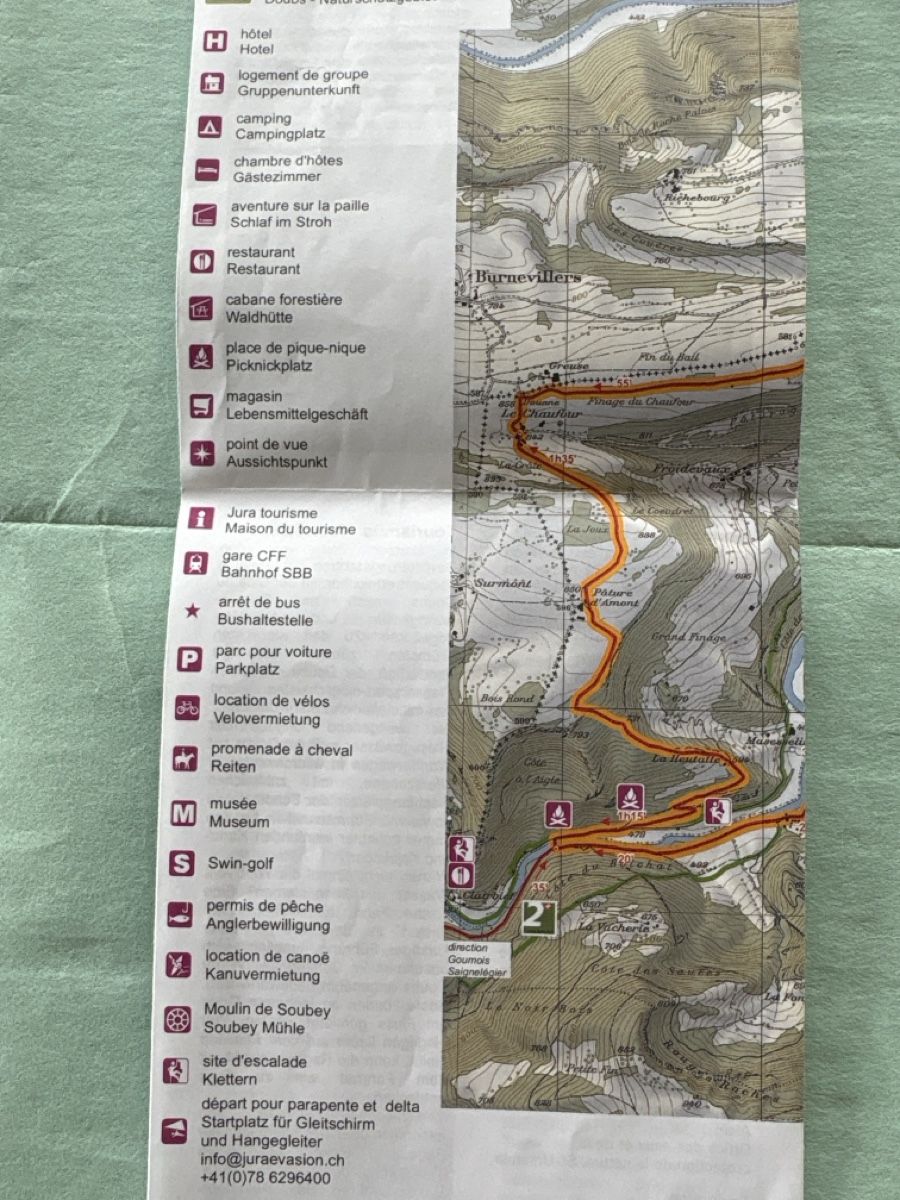 Cartoline: Wanderkarte Les 66 du Doubs – Nuovo (secondo la descrizione) da Grenchen venduto da nethy 1