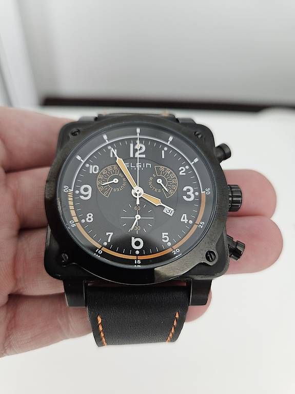 Orologi: Elgin Chronograph (Full Set) – Usato da Dübendorf venduto da ZuluStiefel