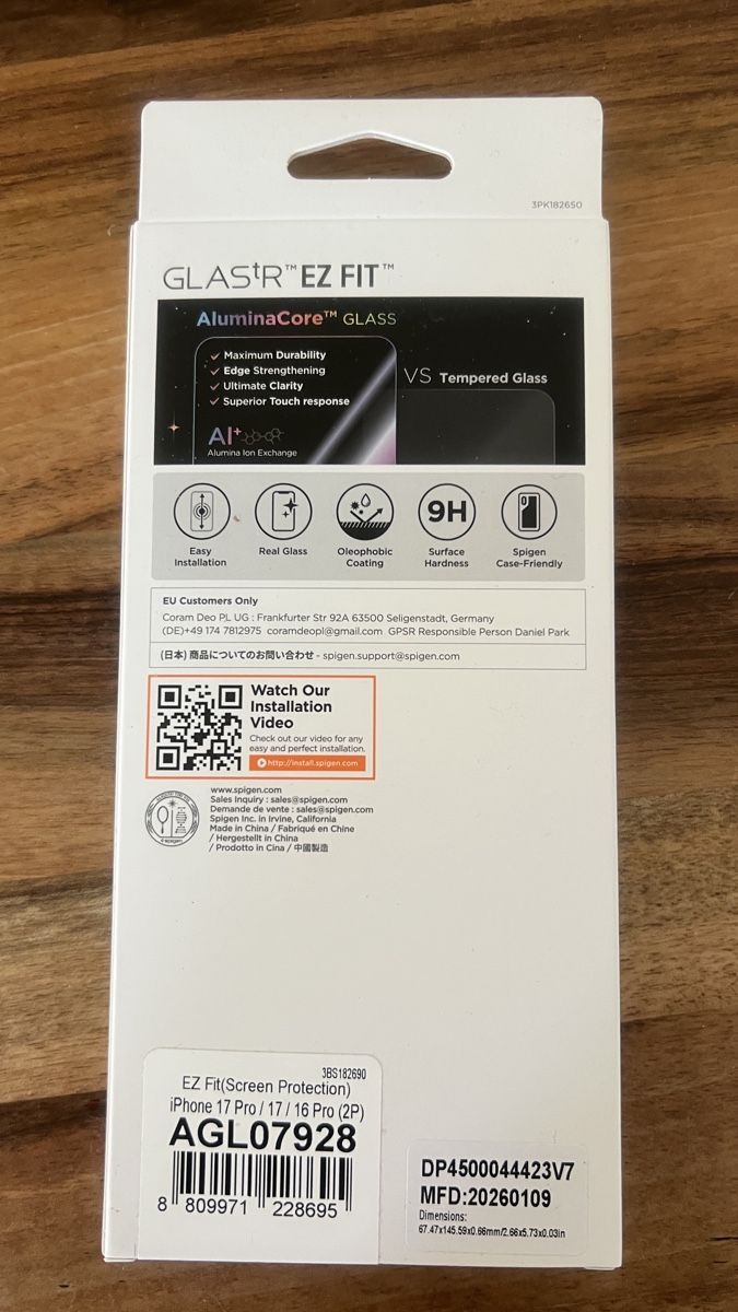 Ritocchi & pellicole di protezione: Panzerglas iPhone 17pro/17/16 Pro  2er Pack Schutzglas – Nuovo e nell'imballaggio originale da Bad Zurzach venduto da Aquengel