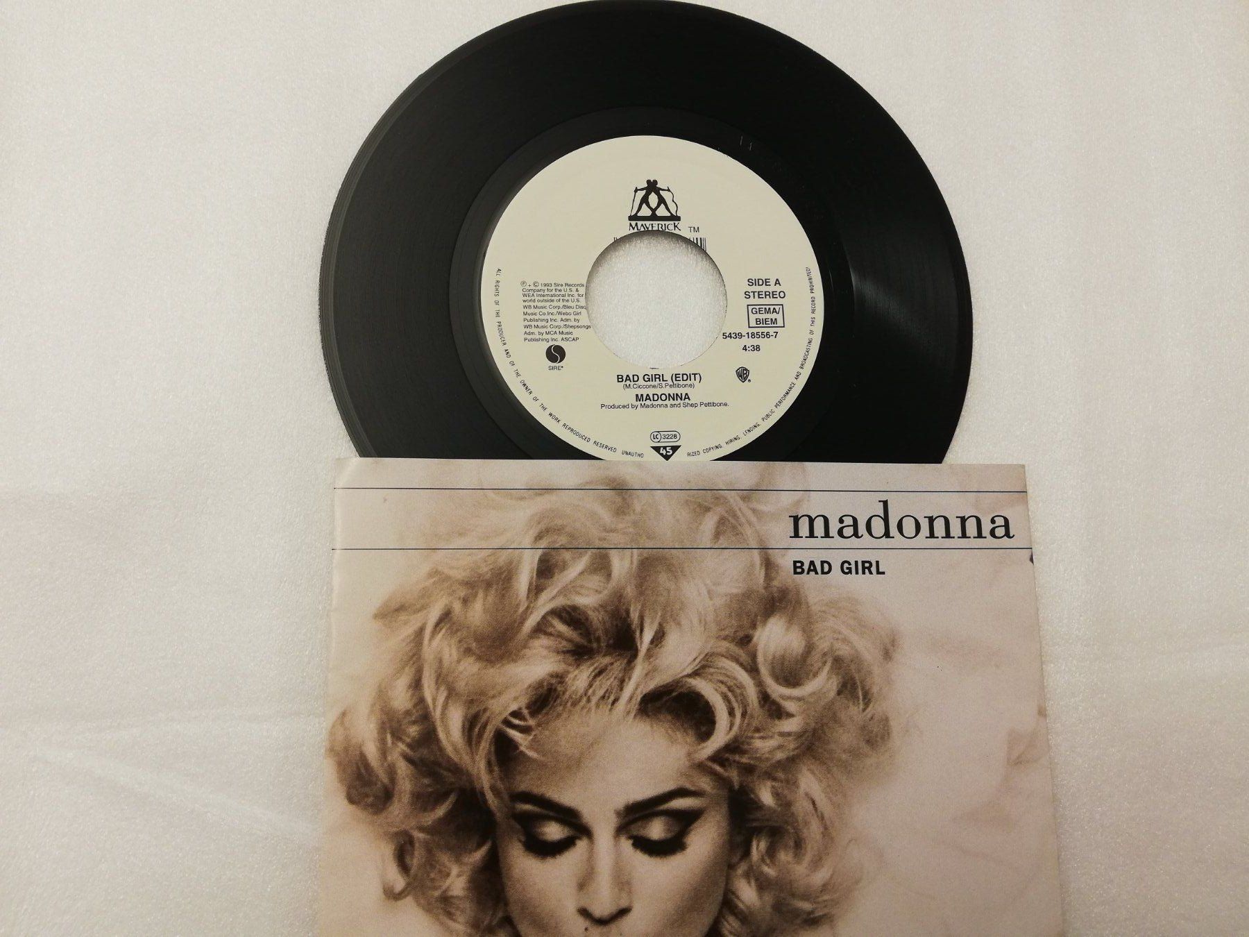 Dischi in vinile: MADONNA - BAD GIRL (SINGLE 7") – Usato da Bern venduto da Vinylsound.ch 2