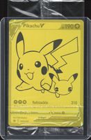 POKÉMON / Pikachu V / SWSH Promos / Gold / OVP-Sealed 🇩🇪