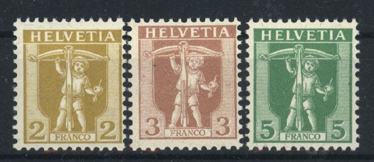 Alle Briefmarken: 1907, Tellknabe im Rahmen ** – Gebraucht aus Willisau von Vollstempel