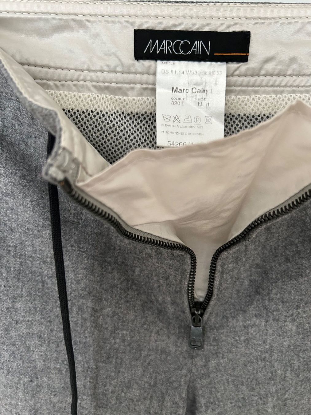 Marc Cain Pantaloni: Marc Cain Wollhose, Grau, Gr.1 – Usato da Horn venduto da Resvi 2