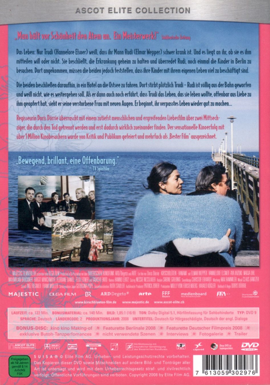 Tutti i DVDs: DVD: Kirschblüten (mit: Elmar Wepper, Hannelore Elsner) – Usato da Tägerig venduto da fil_f8k6 1