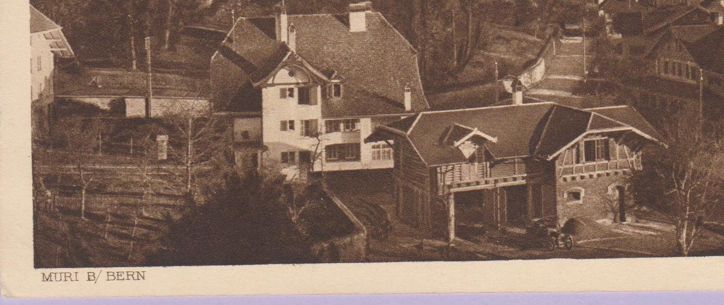 Cartoline postali: MURI bei Bern   :   alte Ansichtskarte von 1920 – Usato da Vitznau venduto da Ropaku 1