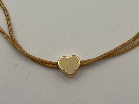 Armbänder & -reifen: Stoff Armband mit Herz – Neu (gemäss Beschreibung) aus Auenstein von moin.