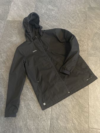 Regenjacke Kipsta, schwarz, Gr. 14-15 Jahre, Top Zustand!