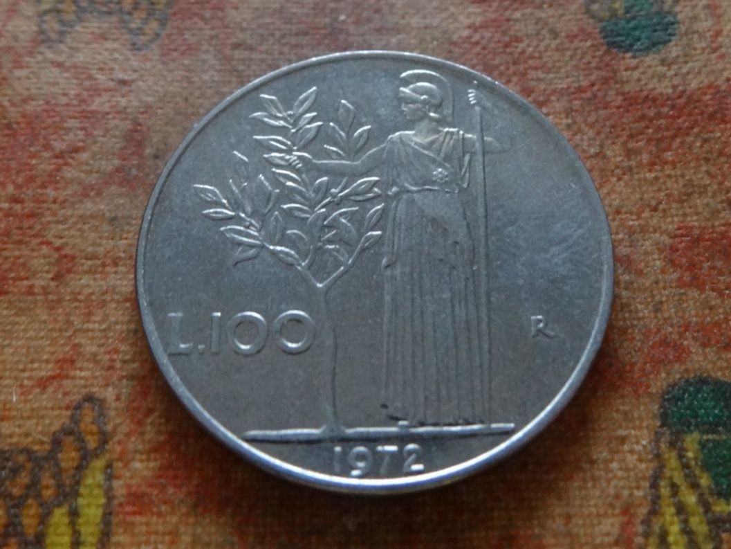 Tutti le monete: ITALIE  100  Lire  1972 – Usato da Romanel-sur-Lausanne venduto da Swift13
