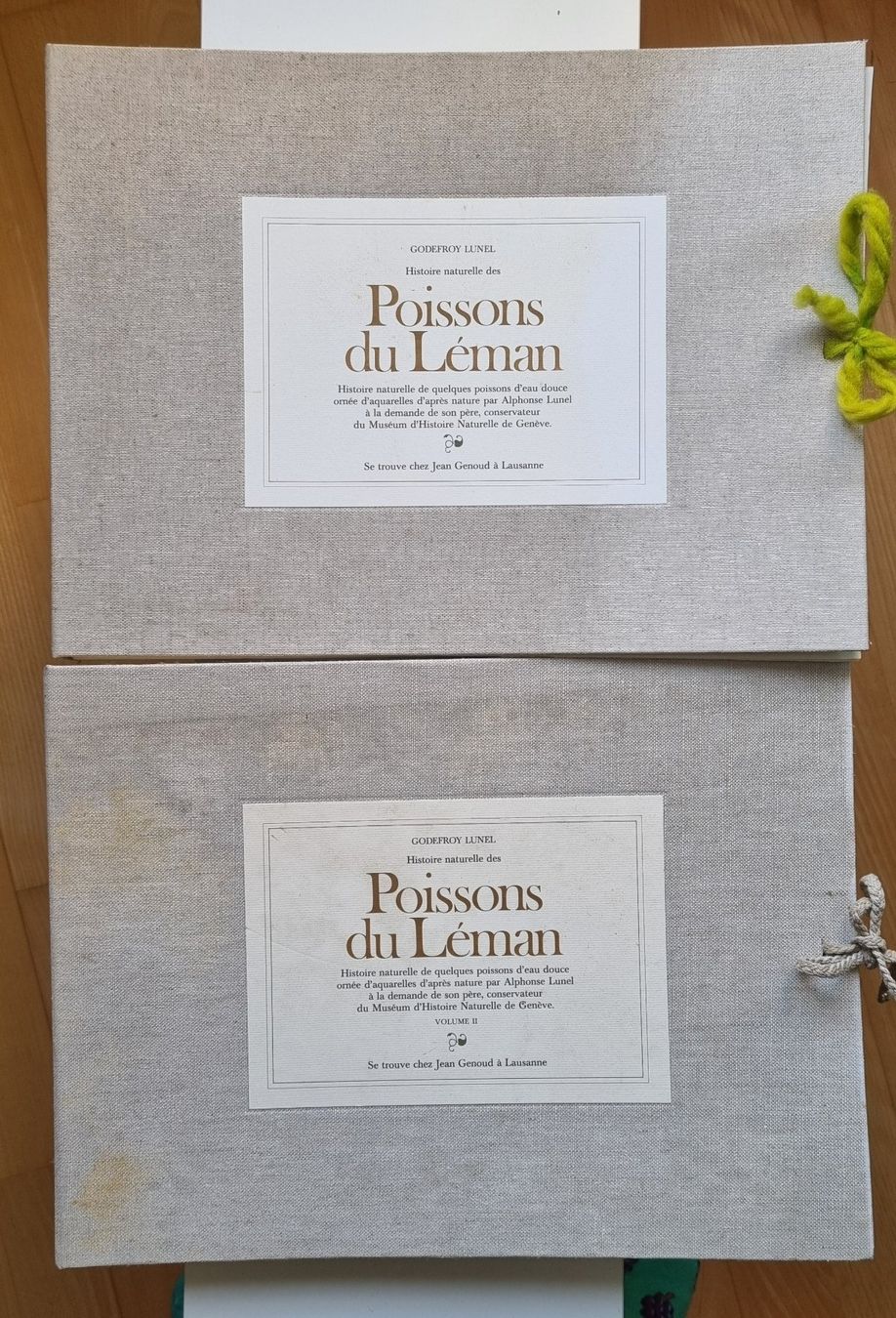 Libri: Poissons du Léman - Lithographies – Usato da La Tour-de-Peilz venduto da Nmuffin