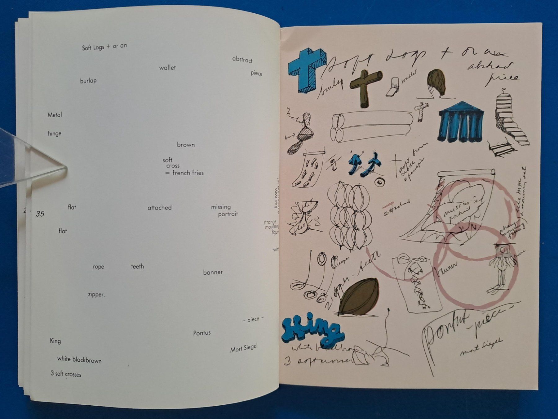 Bücher: Claes Oldenburg - Notes in Hand. Erstausgabe 1971 – Gebraucht aus Zürich von archiphil 6