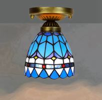 Plafonnier  style Tiffany en vitrail salon, cuisine,chambre