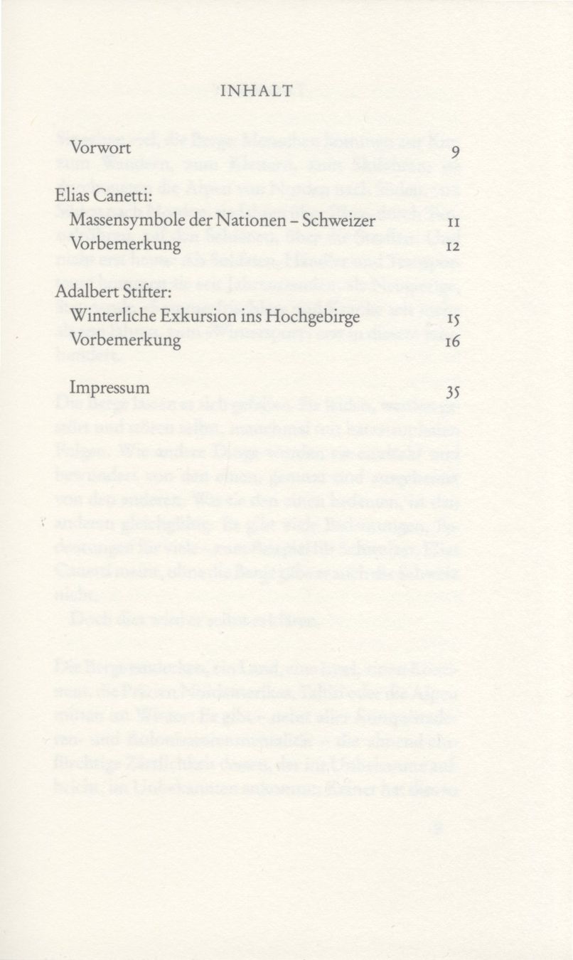 Livres: Canetti . Stifter - Die Berge – Neuf (Voir description) à Biel/Bienne par 07helios032 2