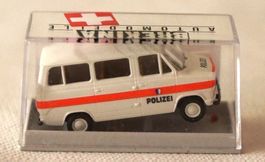 Brekina 202 Ford Transit POLIZEI 1:87 H0, CH-Sondermodell