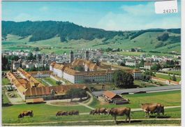 Einsiedeln - Klosteransicht von Westen