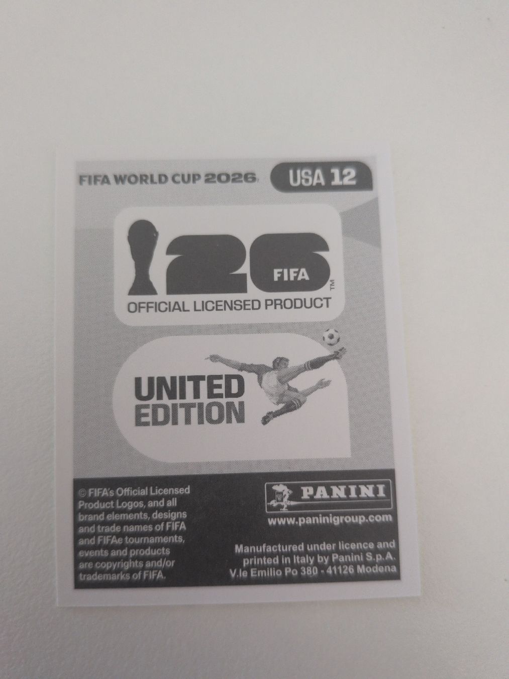 Panini Cartes à collectionner: USA 12 – D'occasion à Wermatswil par oo8 1