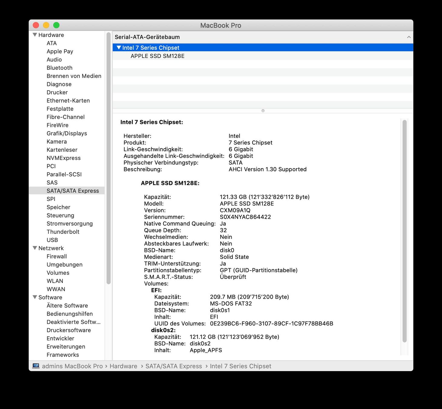 Apple Portables: MacBook Pro Retina 15" Mid 2012 / 8GB / 128GB SSD – D'occasion à Meisterschwanden par Discus0 5