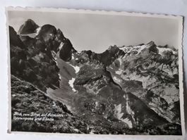 Alte Postkarte: Blick vom Bötzel, auf Altmann