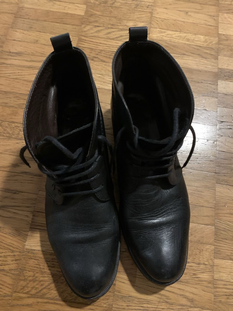 Damenschuhe: Navy boot leder schuhe – Gebraucht aus Zürich von Nikuska32 1