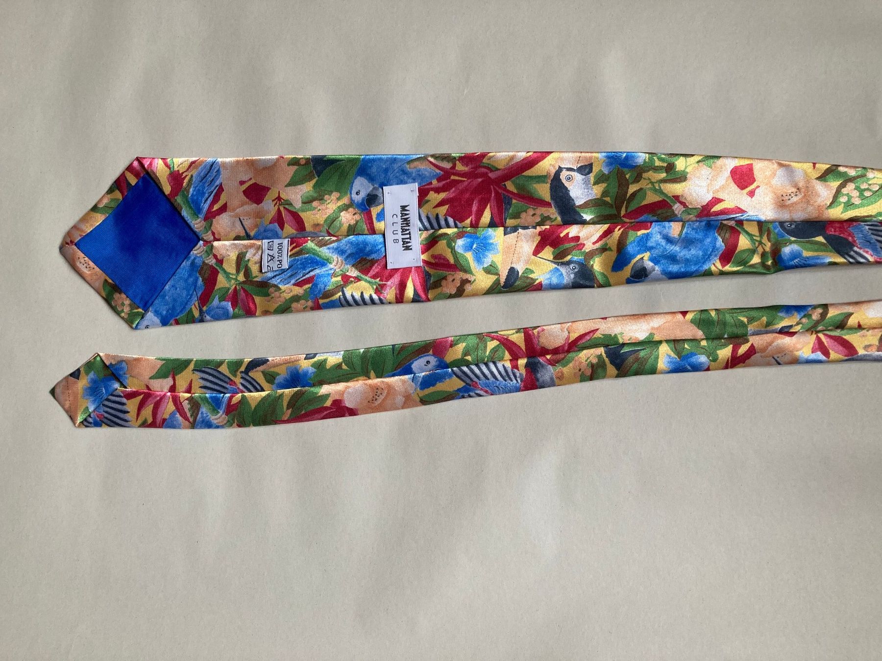 Cravatte: Krawatte Manhattan Club, 100% Polyester – Usato da Lütisburg venduto da wiesenpippau 3