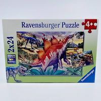 Puzzle Ravensburger - Mammouths et dinosaures