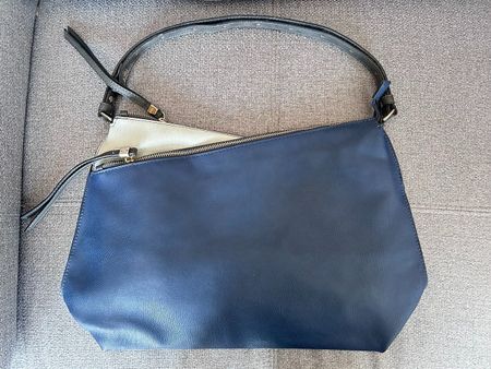 Borsa Carpisa Bicolore (Blu/Grigio)