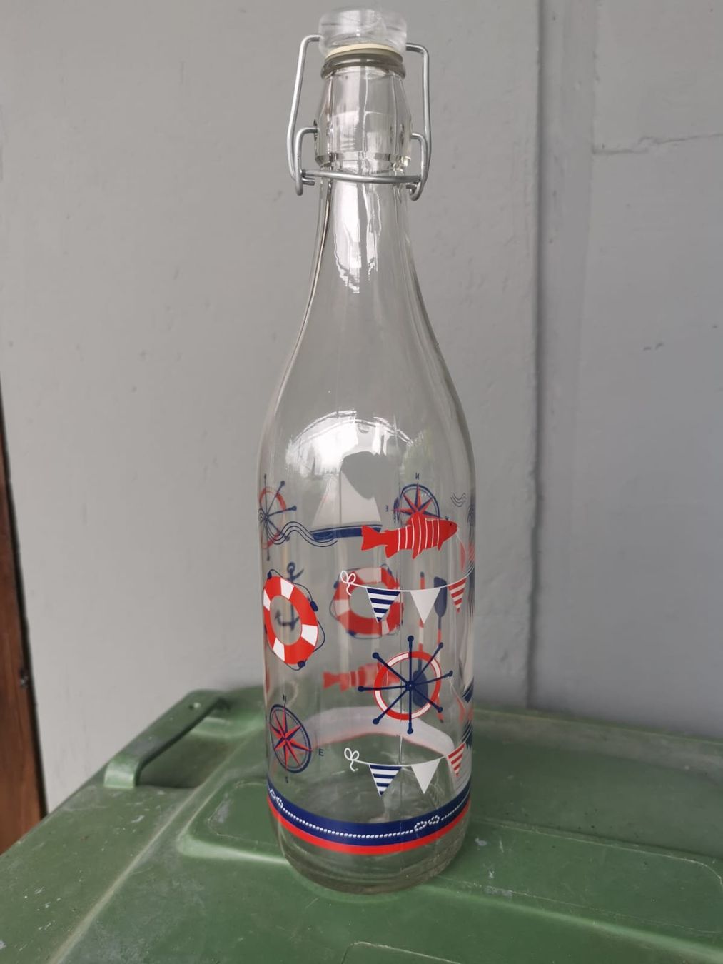 Altro in Stoviglie & Bicchieri: Deko Glasflasche Meer Sea – Nuovo (secondo la descrizione) da Sitterdorf venduto da imsis
