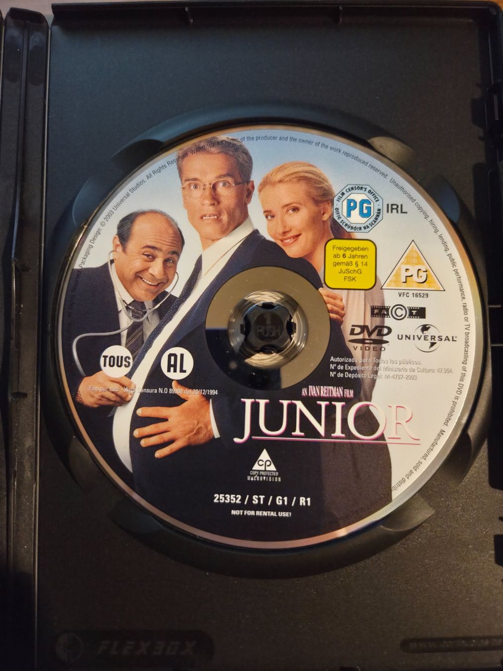 Tutti i DVDs: Junior | Arnold Schwarzenegger | Danny DeVito | Komödie DVD – Usato da Aldesago venduto da lusuardi 2