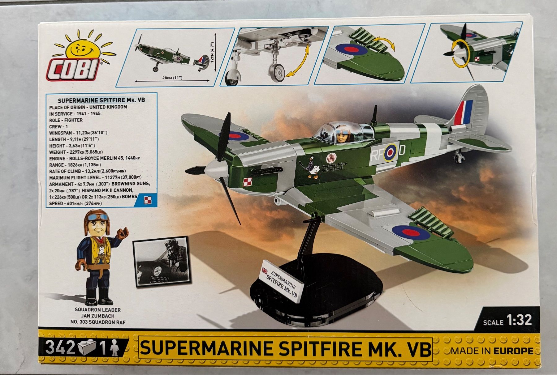 Cobi Kit di costruzioni: Cobi 5725 Spitfire – Nuovo e nell'imballaggio originale da Studen BE venduto da Ironbonehead 1