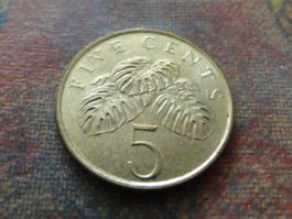 SINGAPOUR  5  Cents  1995