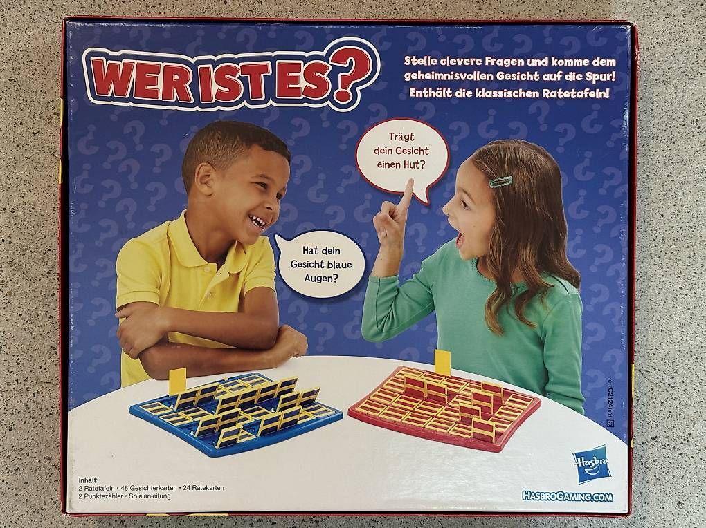 Hasbro Spiele: Spiel: Wer ist es? – Gebraucht aus Pfungen von Marc_72 1