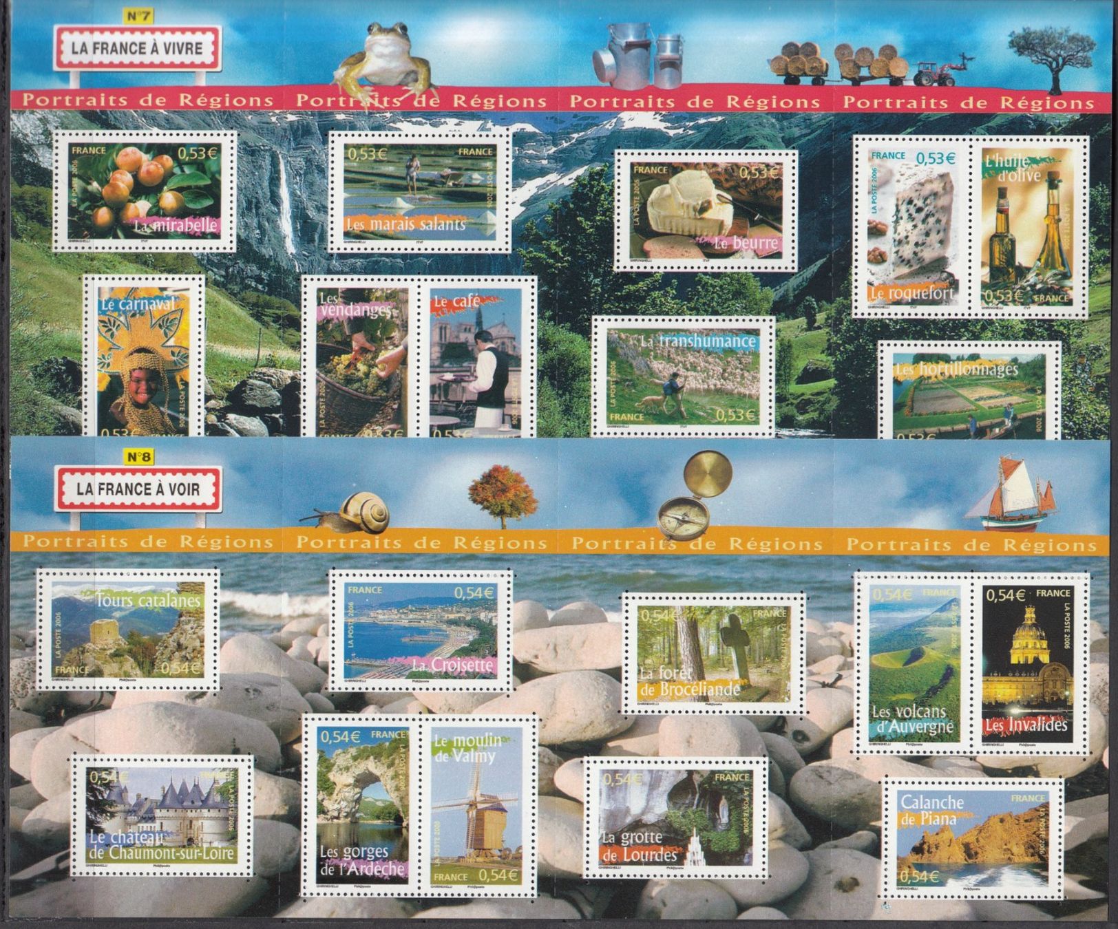Tous les timbres: Frankreich 2006 postfrisch – D'occasion à Bürglen TG par StampGraf 3