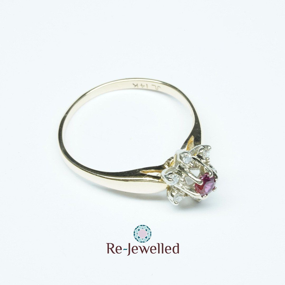 Anelli: Fingerring mit Rubin & Diamanten – Usato da Bülach venduto da Re-Jewelled 7